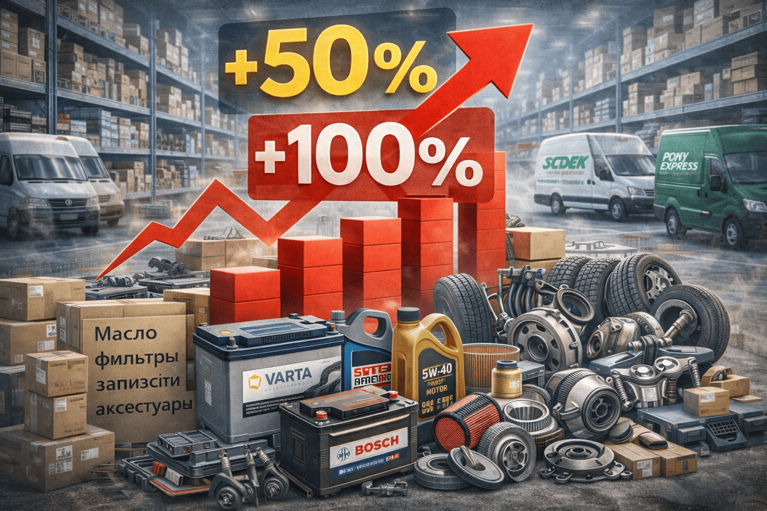 Импорт автозапчастей из Китая
